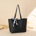 Minimalist Large-Capacity Tote Bag with Lychee Pattern